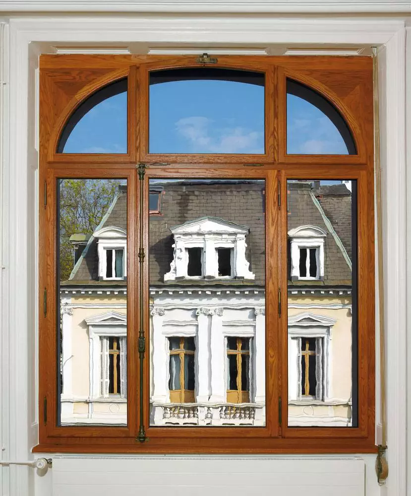 Goetheglas-Eichenfenster